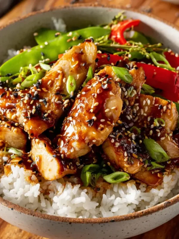High Protein Chicken Rice Bowl Teriyaki Satisfying Real Flavor Your Family Will Love