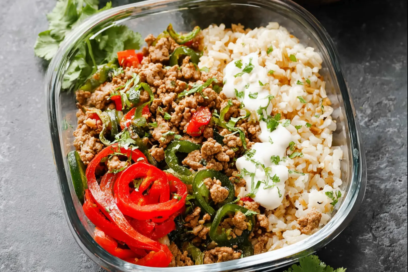 High Protein Ground Turkey Rice Bowl Made Satisfying and Easy