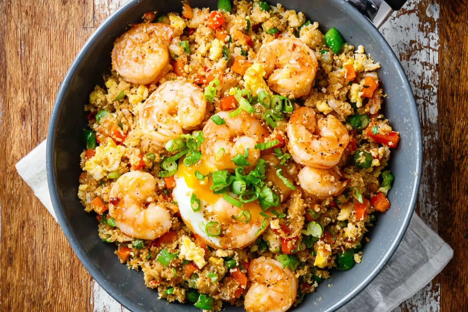 High Protein Shrimp Fried Rice Cauliflower Your Satisfying Way