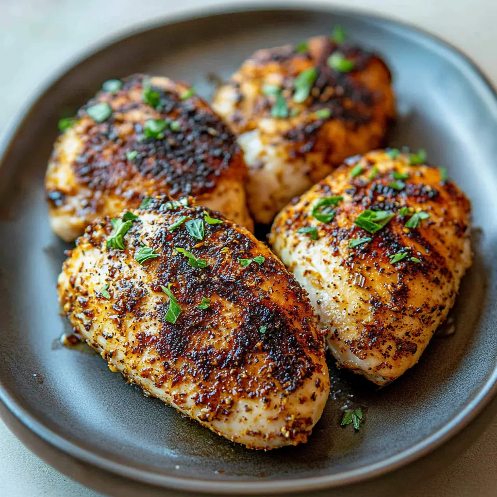 Juicy Air Fryer Chicken Breast Irresistible Perfect Dinner 6 Juicy Air Fryer Chicken Breast recipe, served and ready to eat, easy homemade dinner