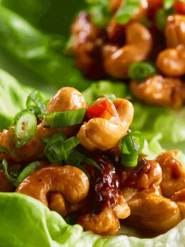 Cashew Chicken Lettuce Cups Satisfying New Way to Make a Great Fresh Dinner