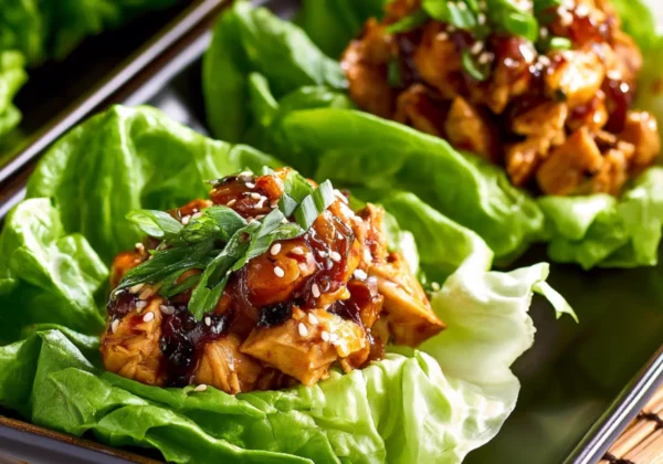 Hoisin Chicken Lettuce Cups Bring Vibrant New Flavor to Your Best Easy Weeknight Dinner