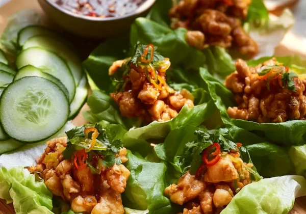 Korean Chicken Lettuce Cups Vibrant Fresh Way to Make Dinner Real
