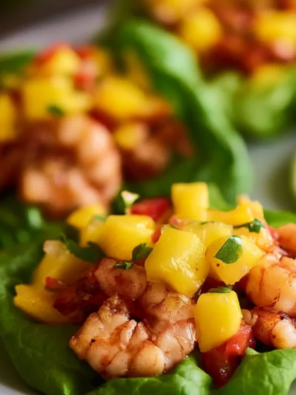 Mango Shrimp Lettuce Cups Vibrant Fresh Way to Make Your New Favorite