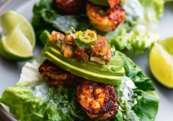 Spicy Taco Shrimp Lettuce Cups Vibrant New Way to Make a Fresh Dinner