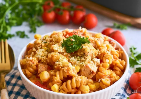 Chickpea Pasta Chicken Bake Cozy Real Comfort Your Family Will Love