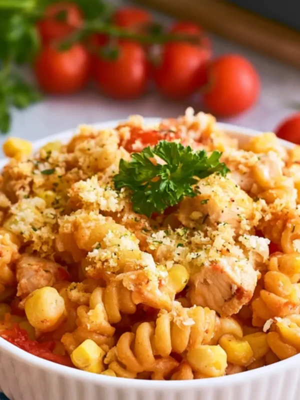 Chickpea Pasta Chicken Bake Cozy Real Comfort Your Family Will Love