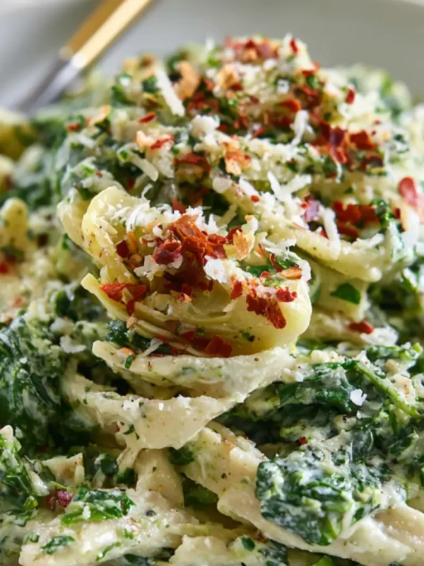 Spinach Artichoke Protein Pasta Satisfying New Way to Make Dinner Better