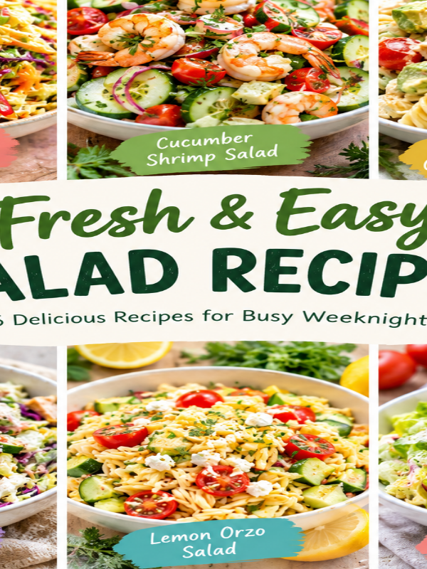 6 Salad recipes for Easy Fresh Meals