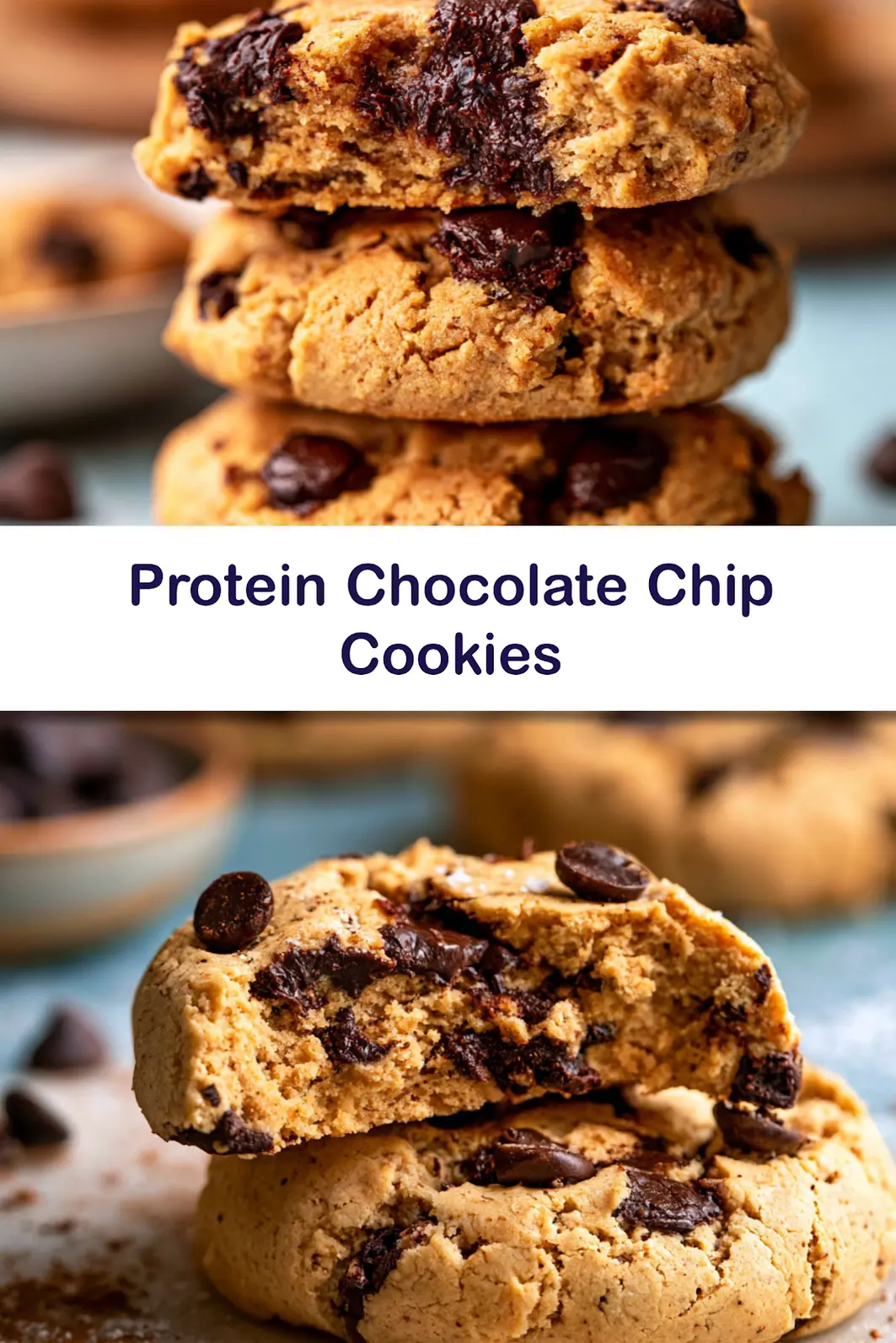 High-Protein Chocolate Chip Cookies Made Your Way Now Better 6 High protein chocolate chip cookies recipe pin chewy, one-bowl cookies ready in under 20 minutes